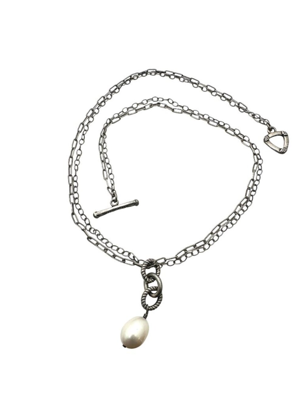 Silpada 925 Sterling Silver Freshwater Pearl Necklace N1353 Toggle